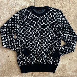 LV pattern sweater